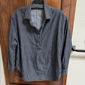 Kloni and the Krew Black Cotton Top w/Polka Dots